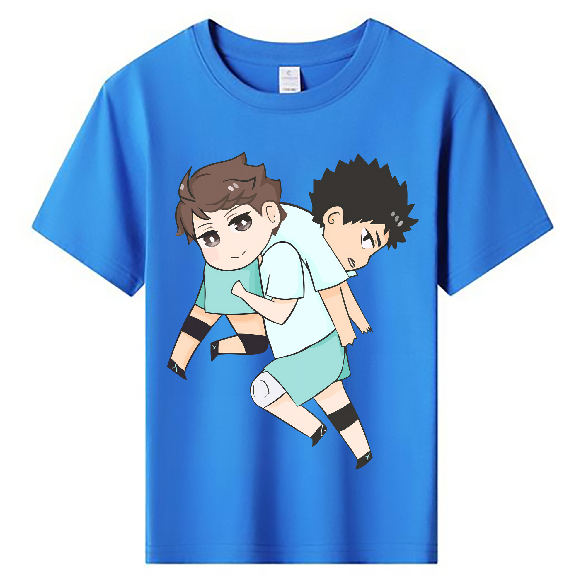 （画像用） ハイキュー!! Haikyu!! 綿100％キッズTシャツ（フロントプリント）